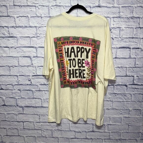 Natural Life Comfy Tee | Happy Here NWT size XXXL 3X - Picture 5 of 14
